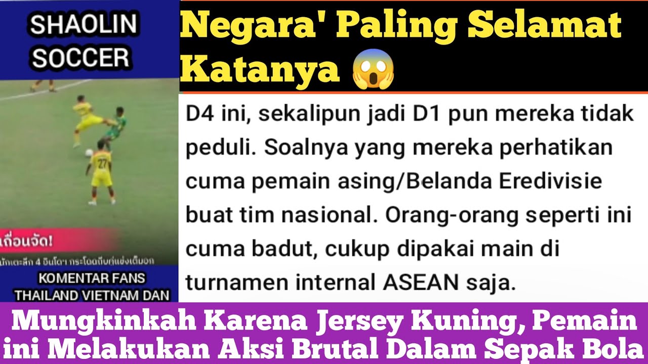 Komentar Fans Thailand Vietnam Dan Malaysia Usai Mengetahui Kungfu Di Liga 4 Sepak Bola Indonesia 