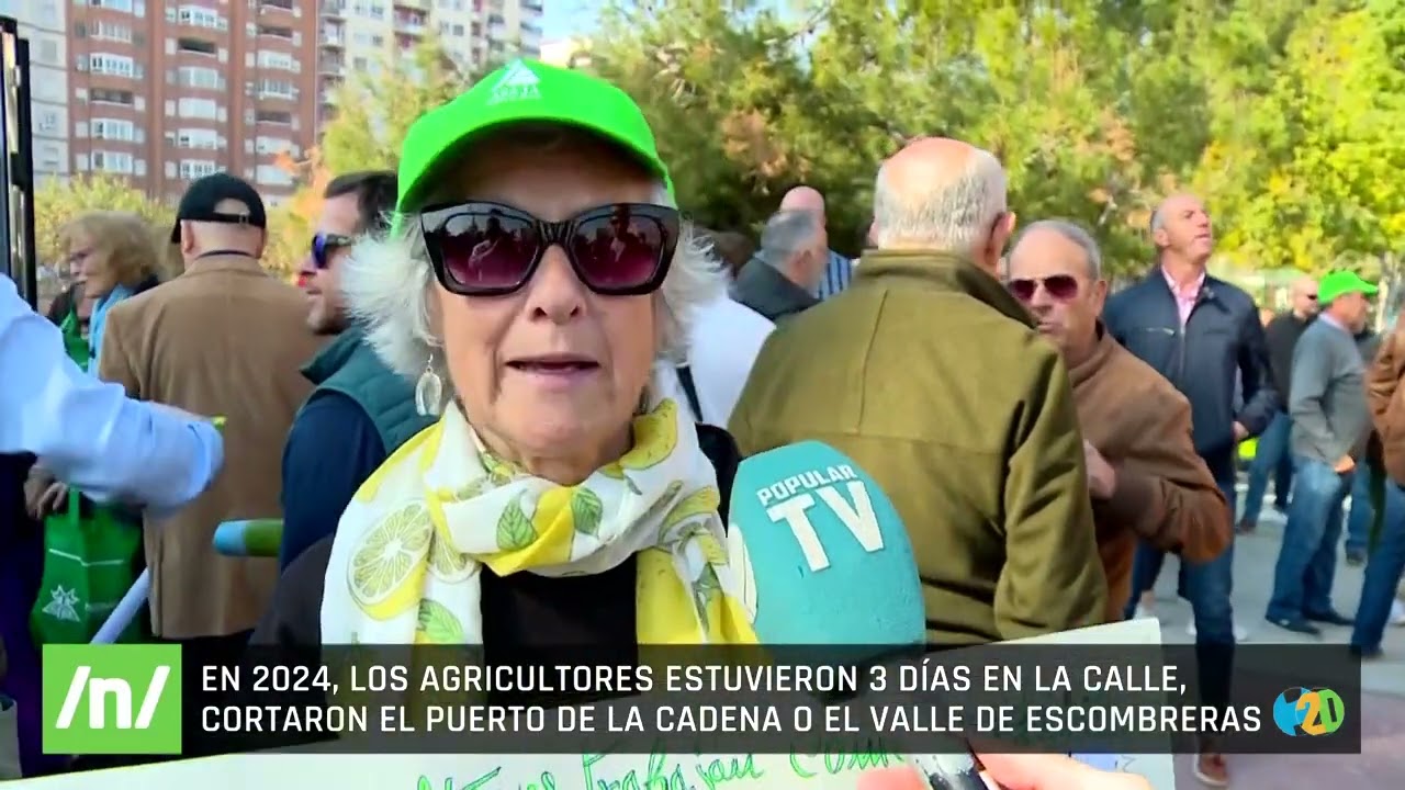 29/01/2026 Crónica de una crisis: El campo vuelve a las calles de Murcia tras años de lucha