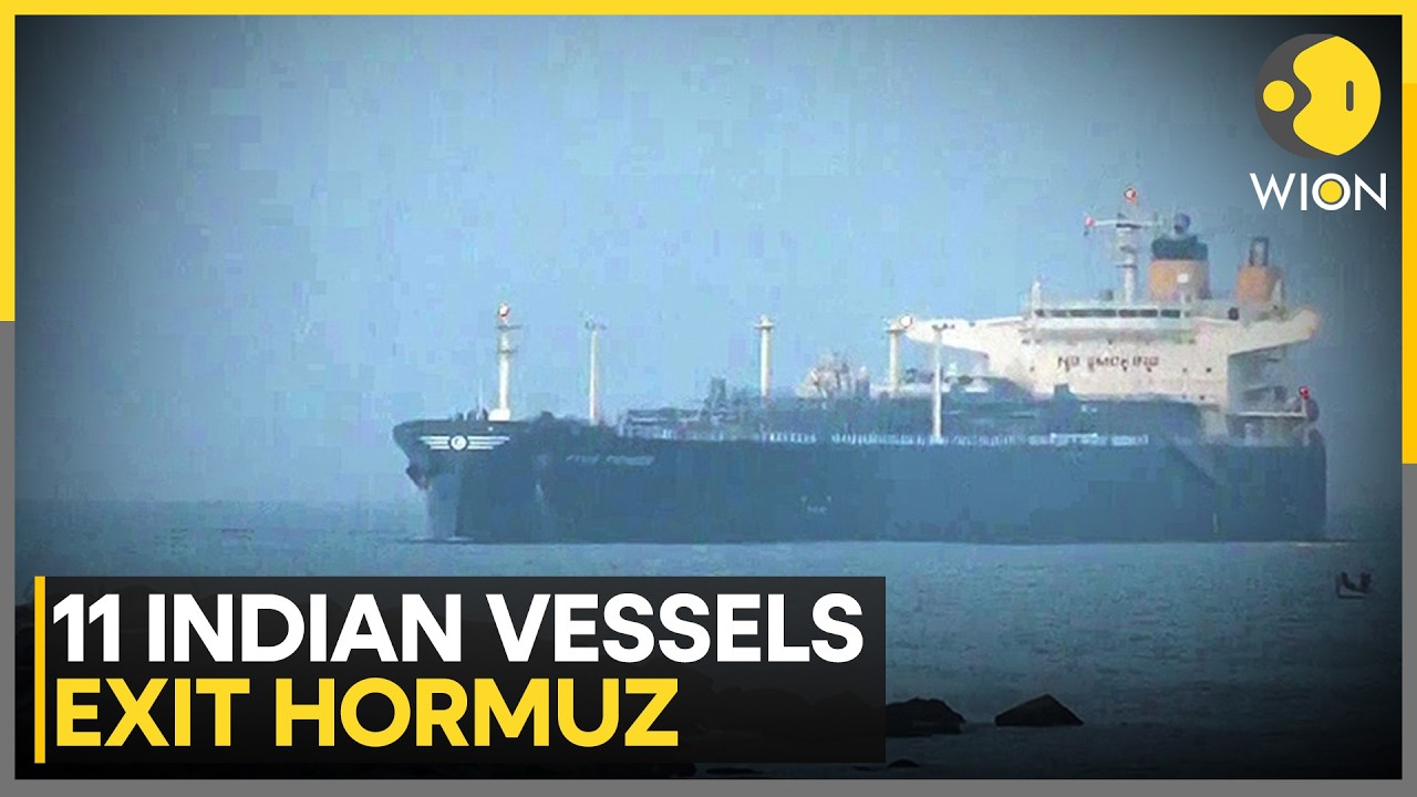 11 Indian Ships Exit Strait of Hormuz While 13 More Remain in Persian Gulf | WION News