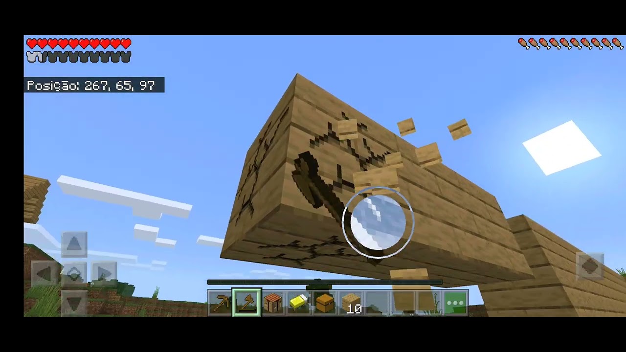 Craft block village & Nether portal