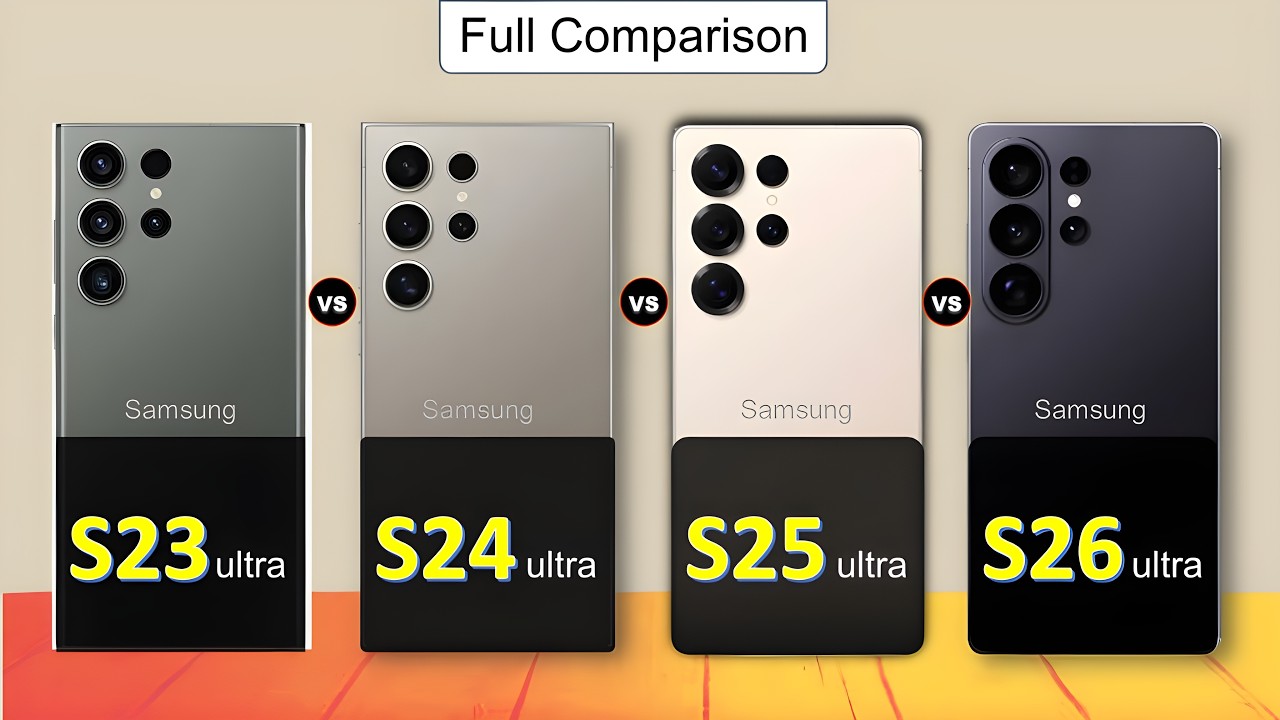 S23 ultra Vs S24 ultra Vs S25 ultra Vs S26 ultra - Finally here!