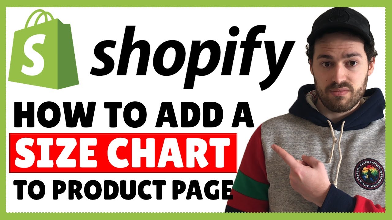 How To Add A Size Chart To Shopify Product Pages (Any Theme, No Apps!)
