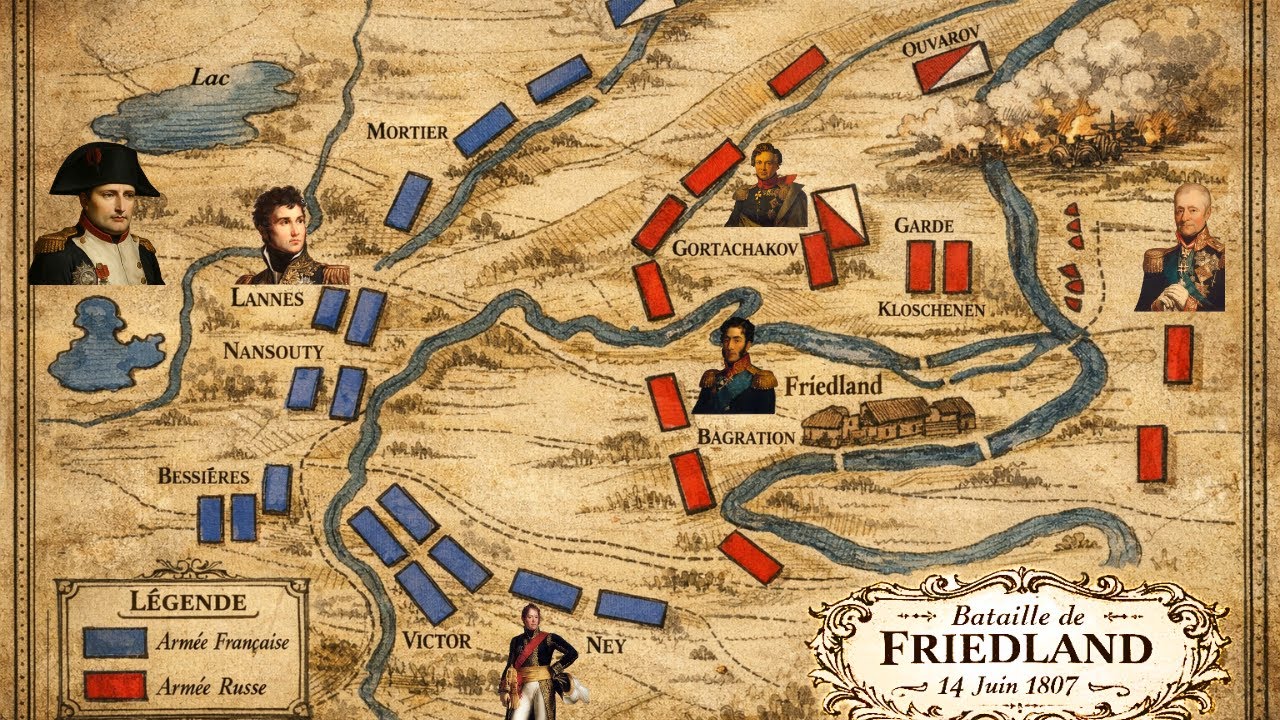 Bataille de Friedland - Le jour ou Napoléon écrase l'Europe