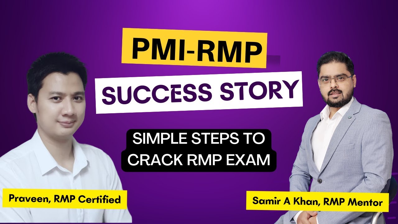 PMI - RMP success story I Simple secrets to crack Risk Management Exam in first try