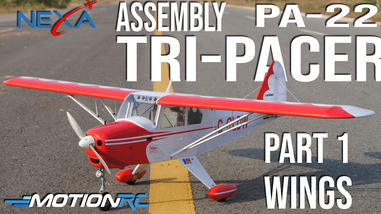 Nexa PA-22 Tri-Pacer Assembly | Part 1 | Wings | Motion RC