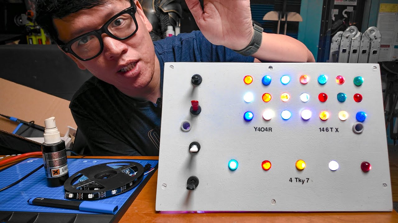 Star Trek Computer Prop with Working LED Lights!