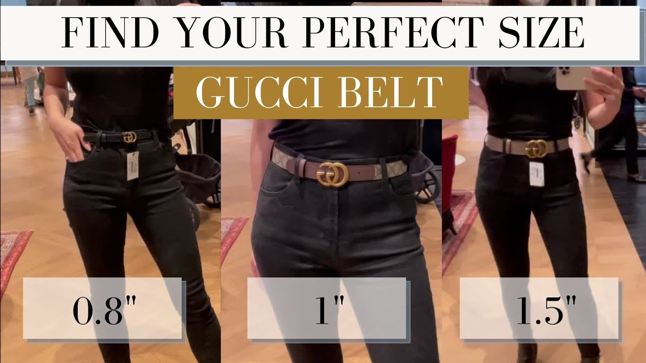 how to find your GUCCI BELT size for the PERFECT FIT | Style me Worth it