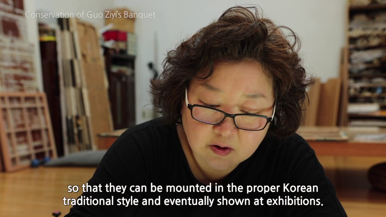 'Guo Ziyi's Banquet' Folding Screens Conservation Projects(Eng.subtitled)