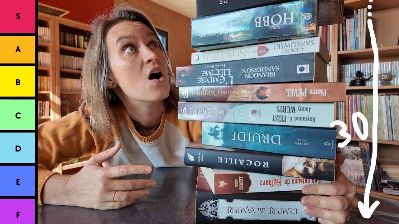 J'ai lu 30 livres de Fantasy voici le meilleur !