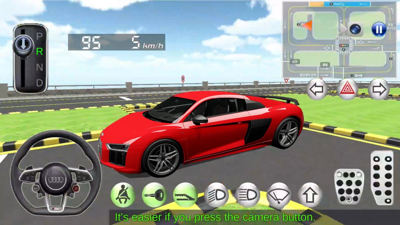 3D Driving Class - Course Test #2 - Car Games - Android Gameplay