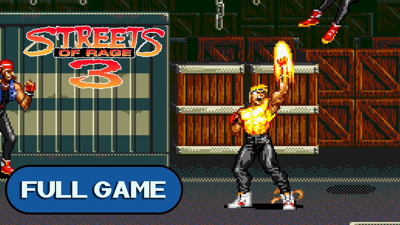 Streets of Rage 3 GENESIS MEGA DRIVE FULL GAME Longplay Gameplay Walkthrough Playthrough VGL