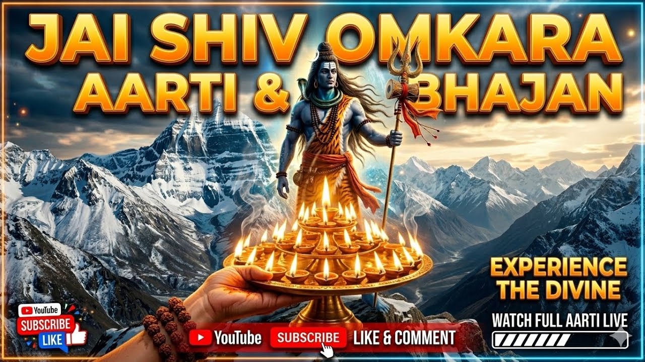 Om jai shiv omkara | lord shiva aarti | new version by anuradha | #omnamahshivay #mahadev 