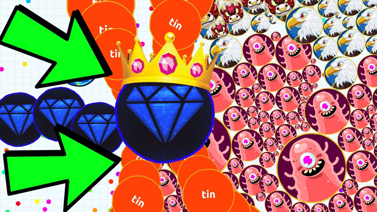 THE BIGGEST DOUBLE SPLITS IN FANIX.IO! CRYSTALS NEW GAME  AGAR.IO LIKE GAME