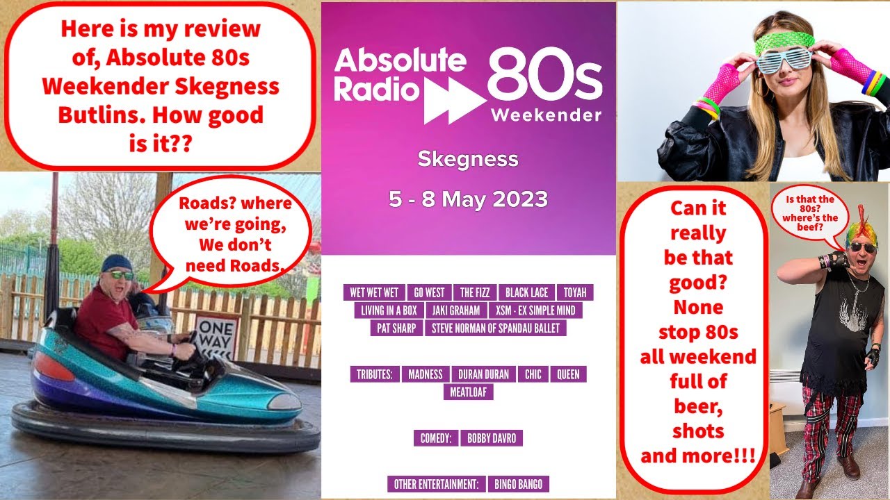Here is my review of, Absolute 80s Weekender Skegness Butlins. How good is it??