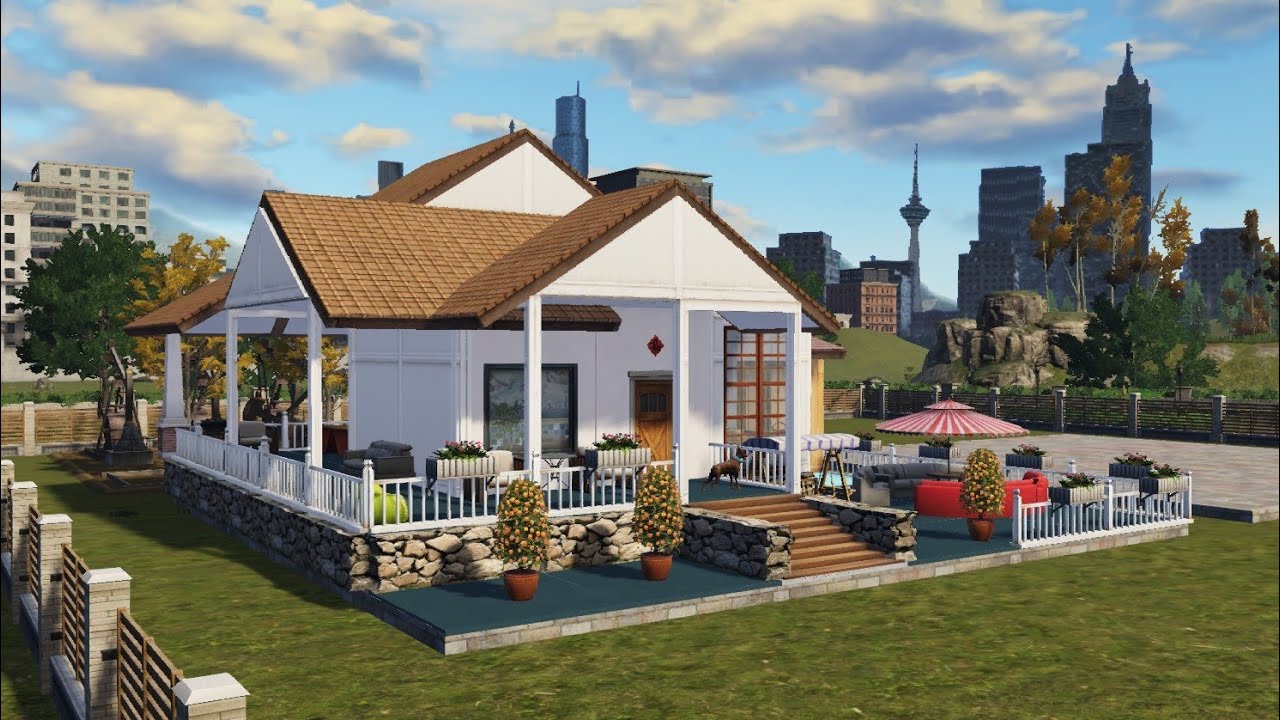 LifeAfter Manor Design - Roof Minimalist Style