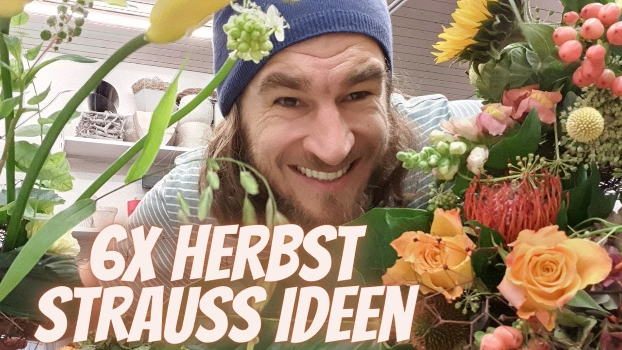 Livestream #318: Herbststräusse in verschiedenen Grössen Farben und Arten - Floristik Inspiration