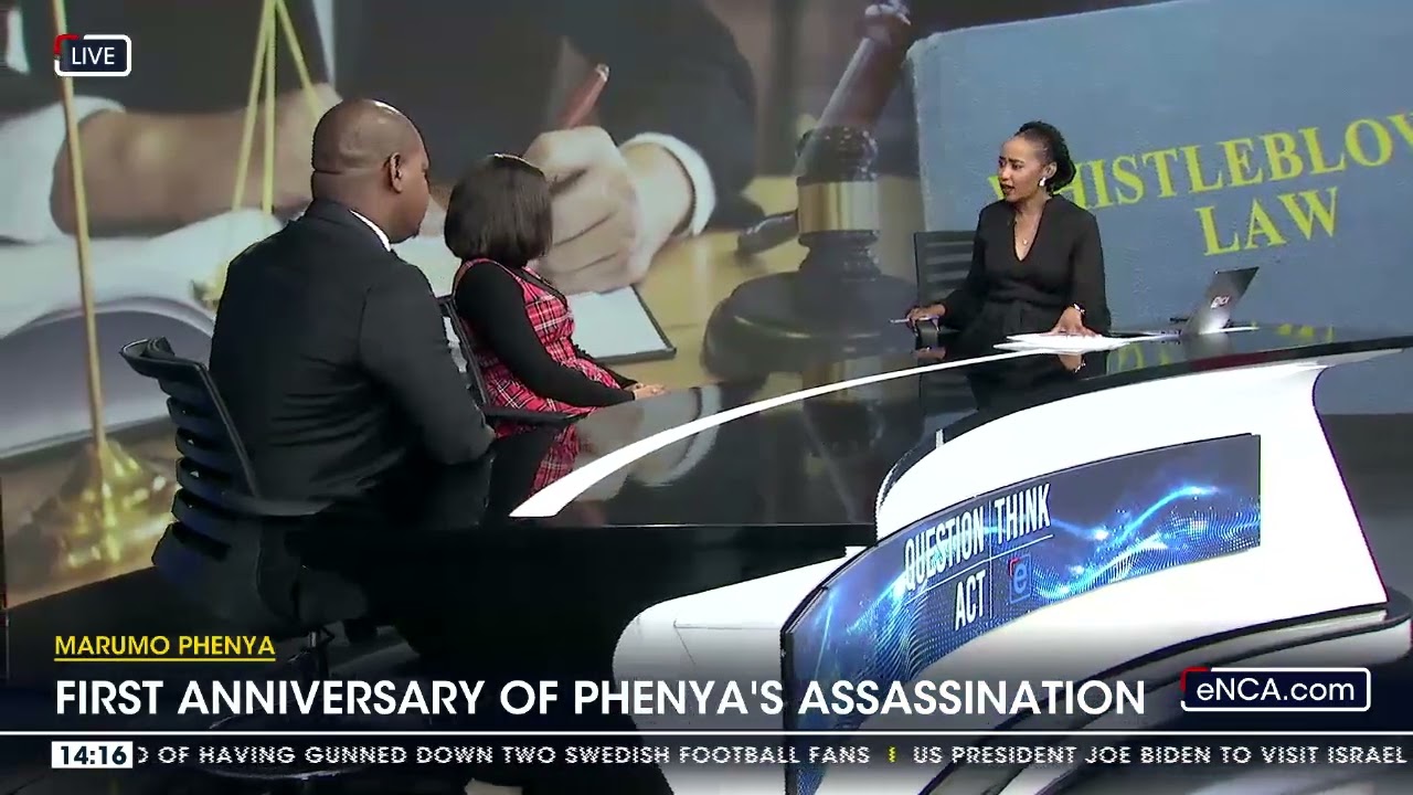 Discussion  | First anniversary of Marumo Phenya's assassination