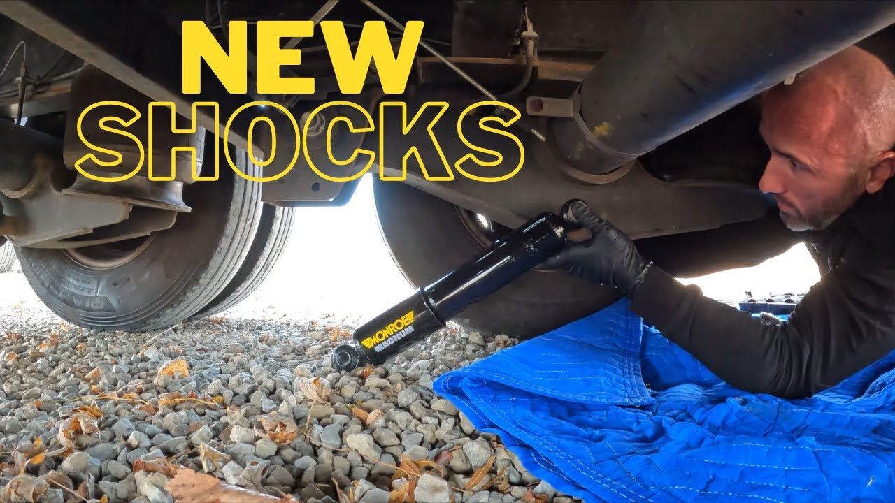 I got new shocks for my hotshot trailer with air ride