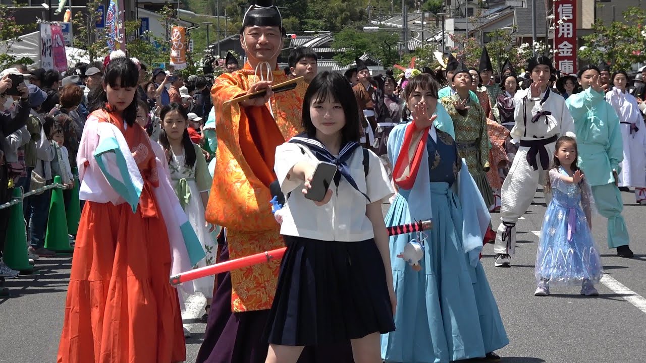 【2025 奈良】へぐり時代祭り 時代行列 復路 奈良県平群町 2025/4/29(火･祝)