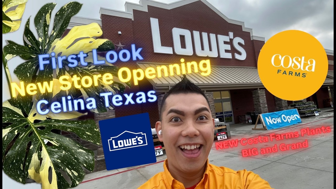 Торжественное открытие магазина Lowe’s в Селине! Невероятные находки редких растений от крупного ...