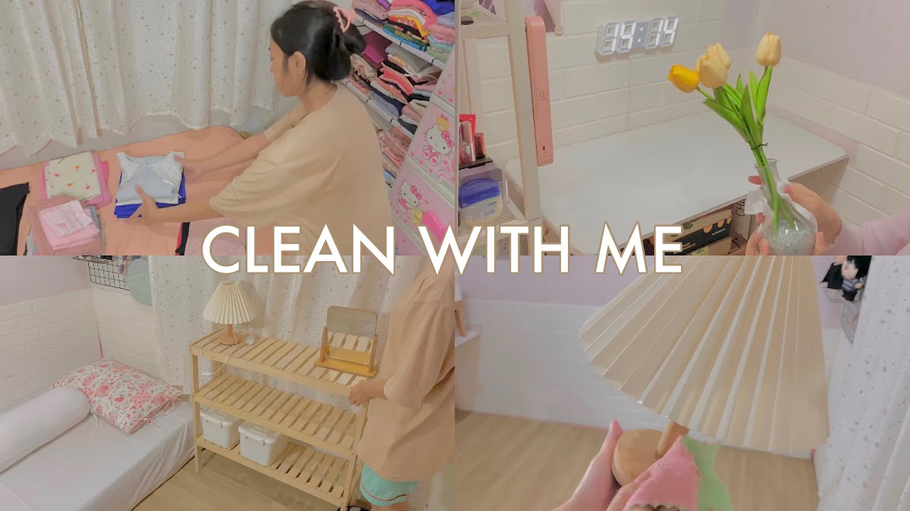clean with me 🧸| motivasi membersihkan kamar tidur