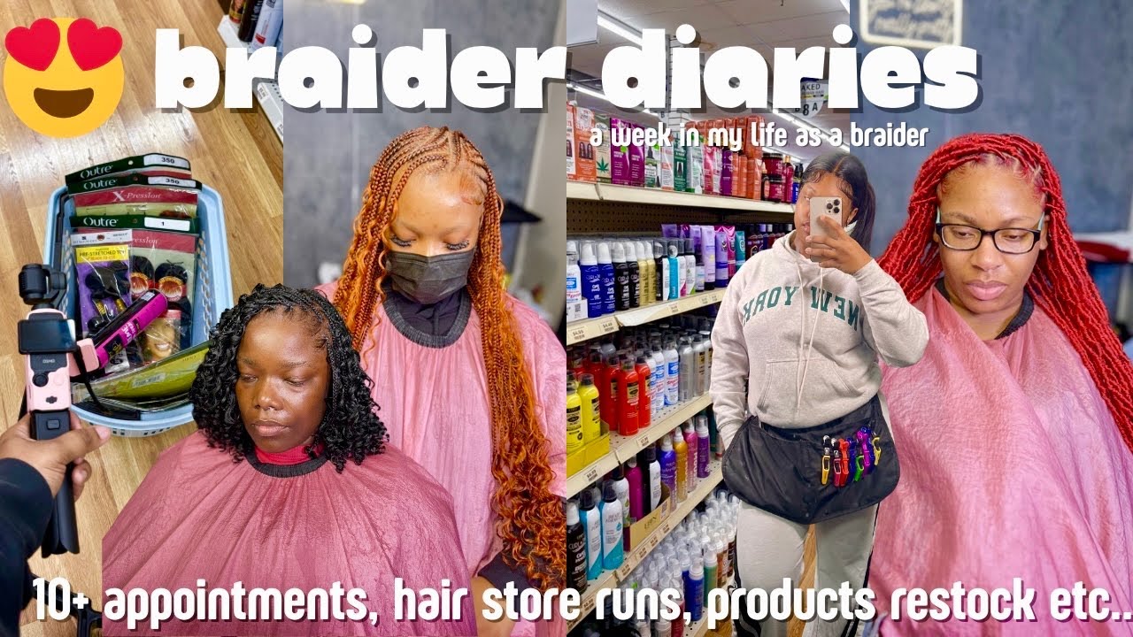 Неделя из моей жизни в качестве мастера по плетению кос | Выгнала всех из салона, обслужила более...