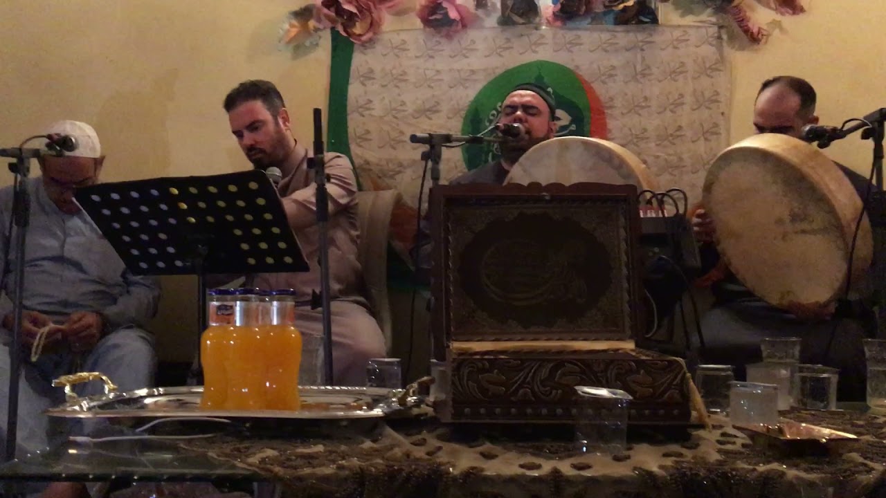 الشيخ صهيب الراوي وياسر طوبان مولد النبي في العامريه 2021