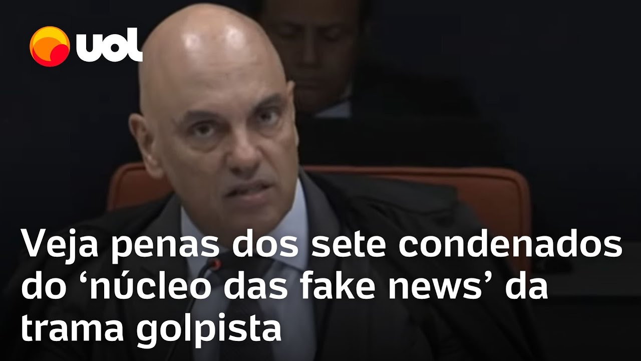 STF condena réus do 'núcleo das fake news' da trama golpista; veja as dosimetrias na íntegra