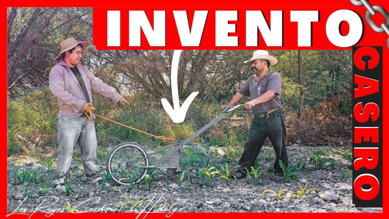 CULTIVANDO MAÍZ CON BICICLETA RECICLADA | INVENTO MEXICANO