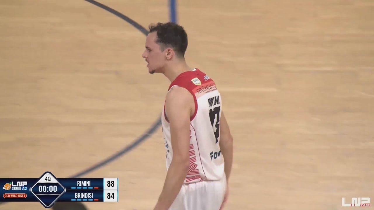 Playoff, gara-1: RivieraBanca Basket Rimini piega Valtur Brindisi 88-84