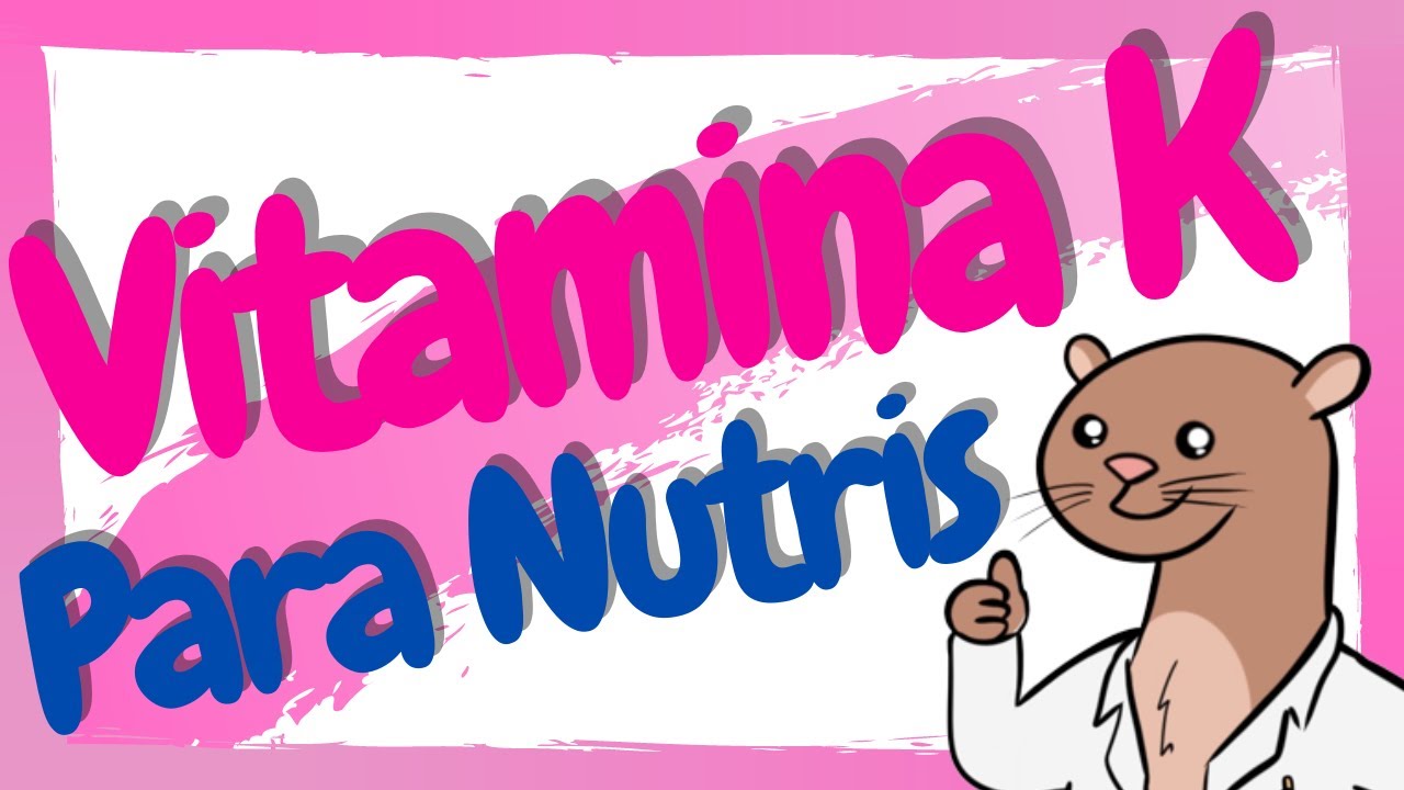 &iquest;Para qu&eacute; sirve la vitamina K en Nutrici&oacute;n? / Filoquinona, Menaquinona y Menadiona en Nutrici&oacute;n