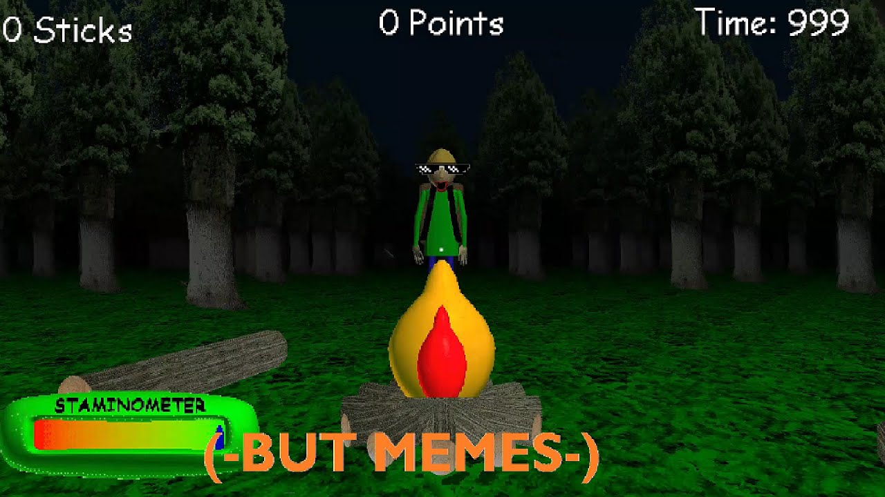 Bald Basics FIRE Trip Mod💥(BUT MEMES)