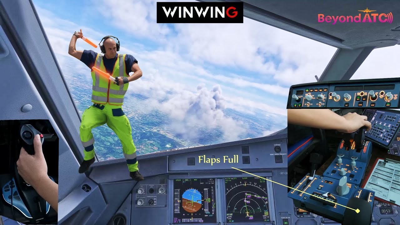 Управление дроссельной заслонкой WINCTRL: посадка A320 + танцующий маршал! | Philippine Airlines ...