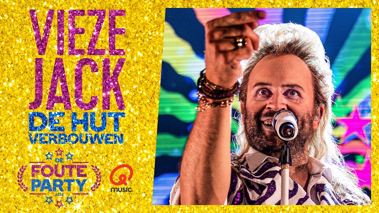 Vieze Jack - 'De Hut Verbouwen' (live bij Qmusic) // Foute Party 2022