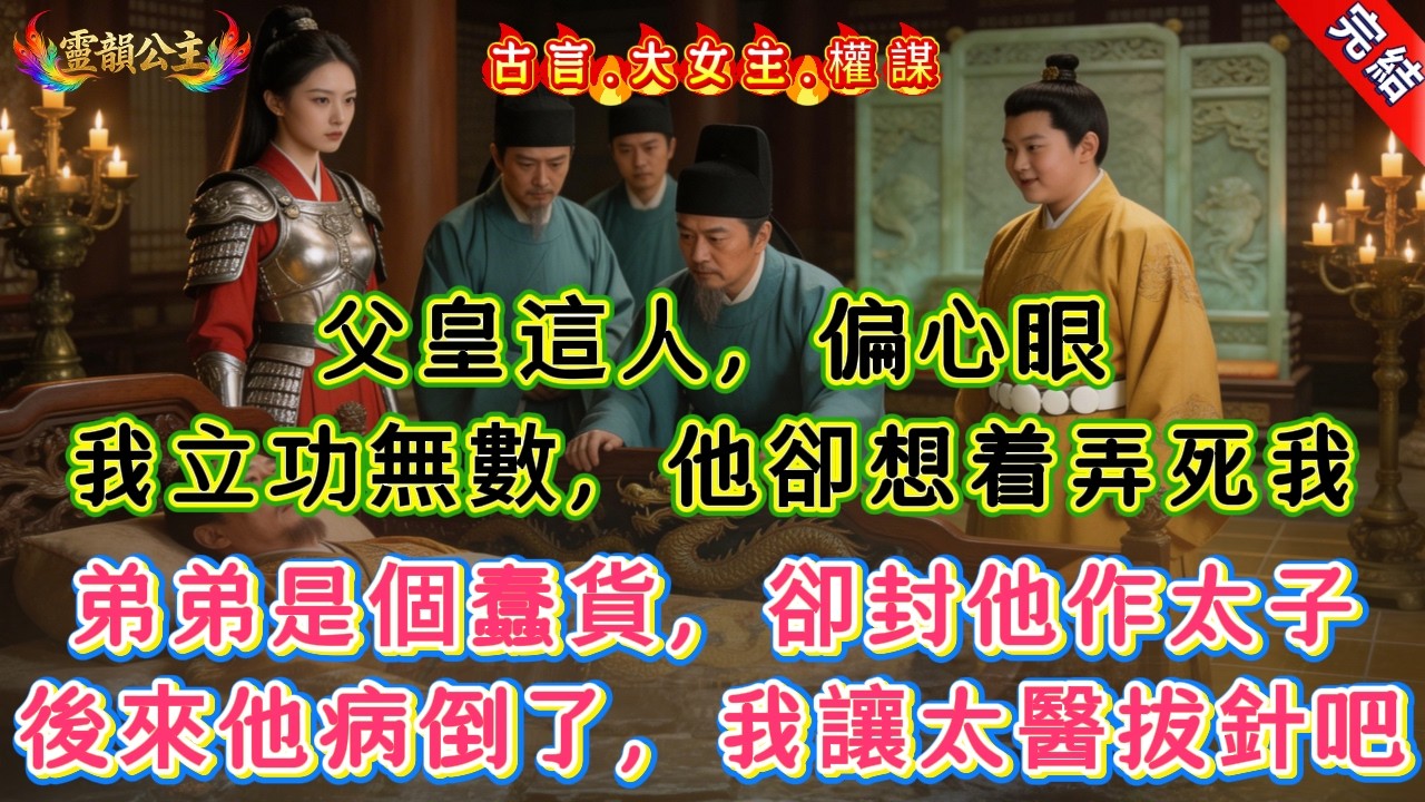 【古言.短篇】《公主又立功了》父皇這人，偏心眼，我立功無數，他卻想着弄死我，弟弟是個蠢貨，卻封他作太子，後來他病倒了，我讓太醫拔針吧 #爽文