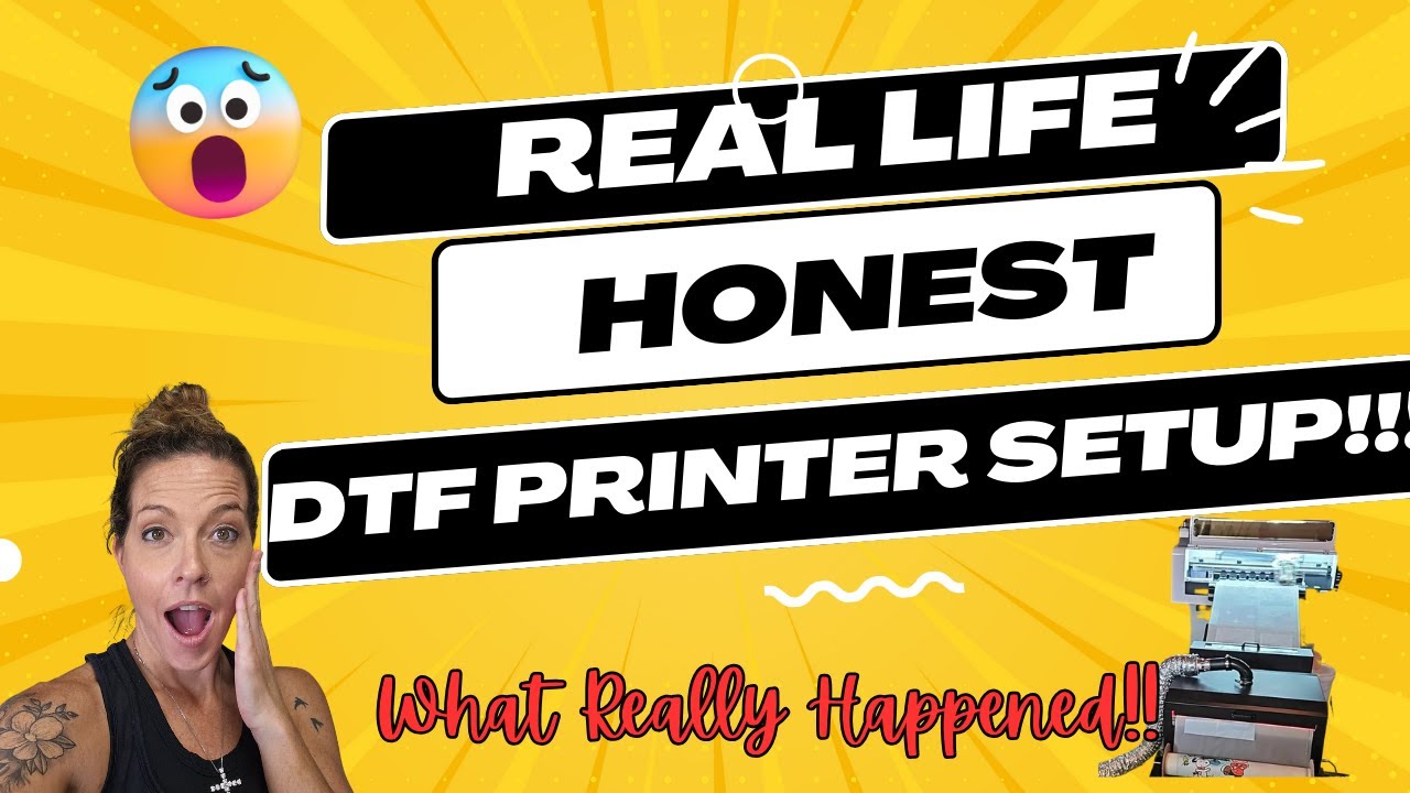 WHAT REALLY HAPPENED DURING MY 24 INCH DTF PRINTER SETUP/WOULD I BUY THIS AGAIN?