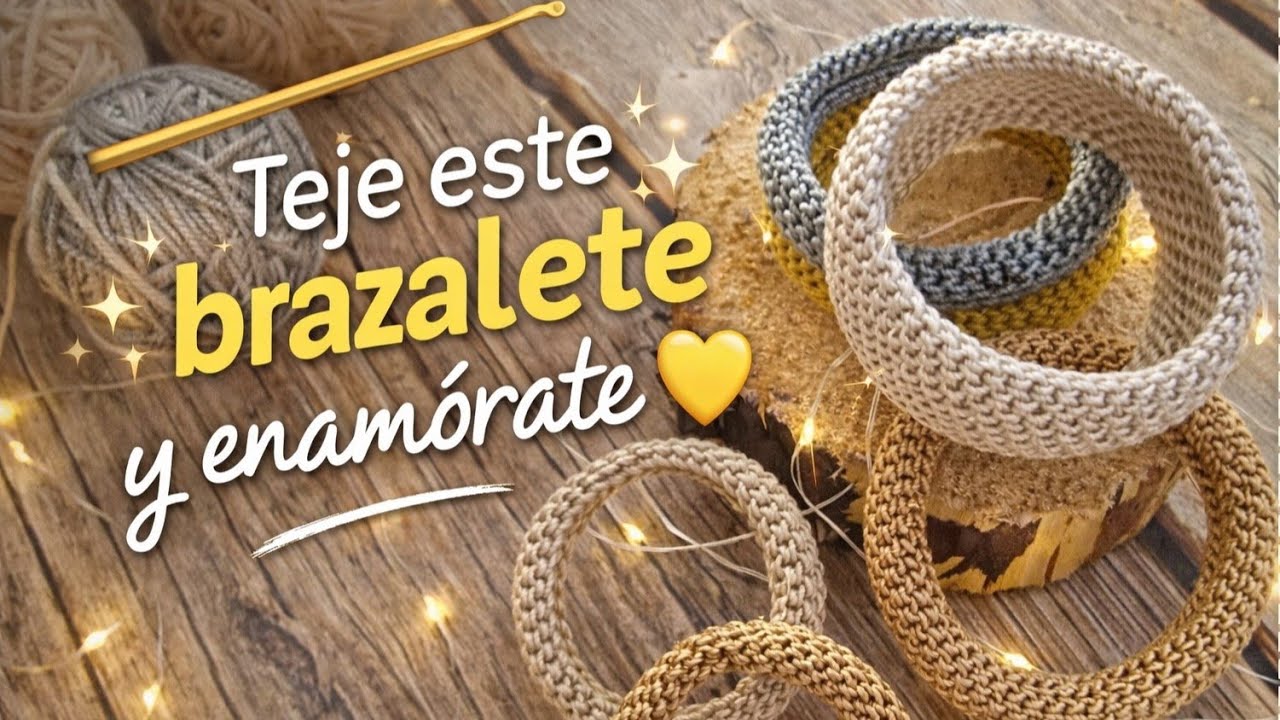 El BRAZALETE a crochet que lo tiene TODO