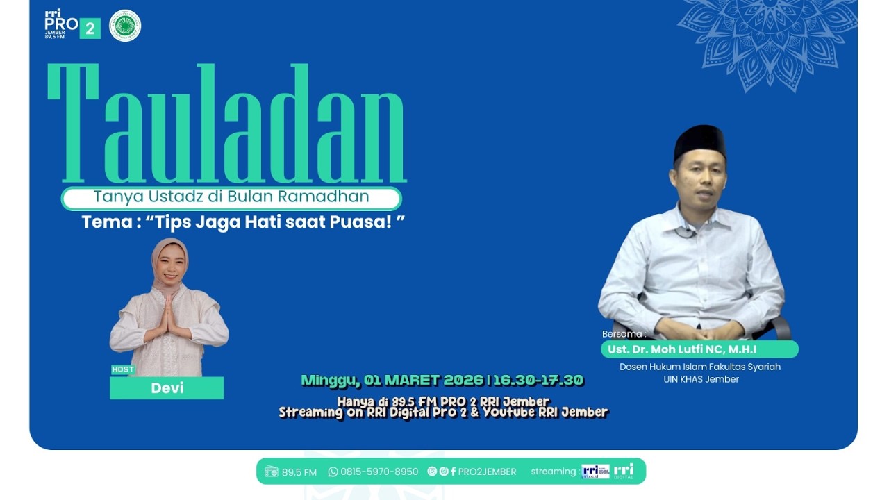 TAULADAN | TIPS JAGA HATI SAAT PUASA!