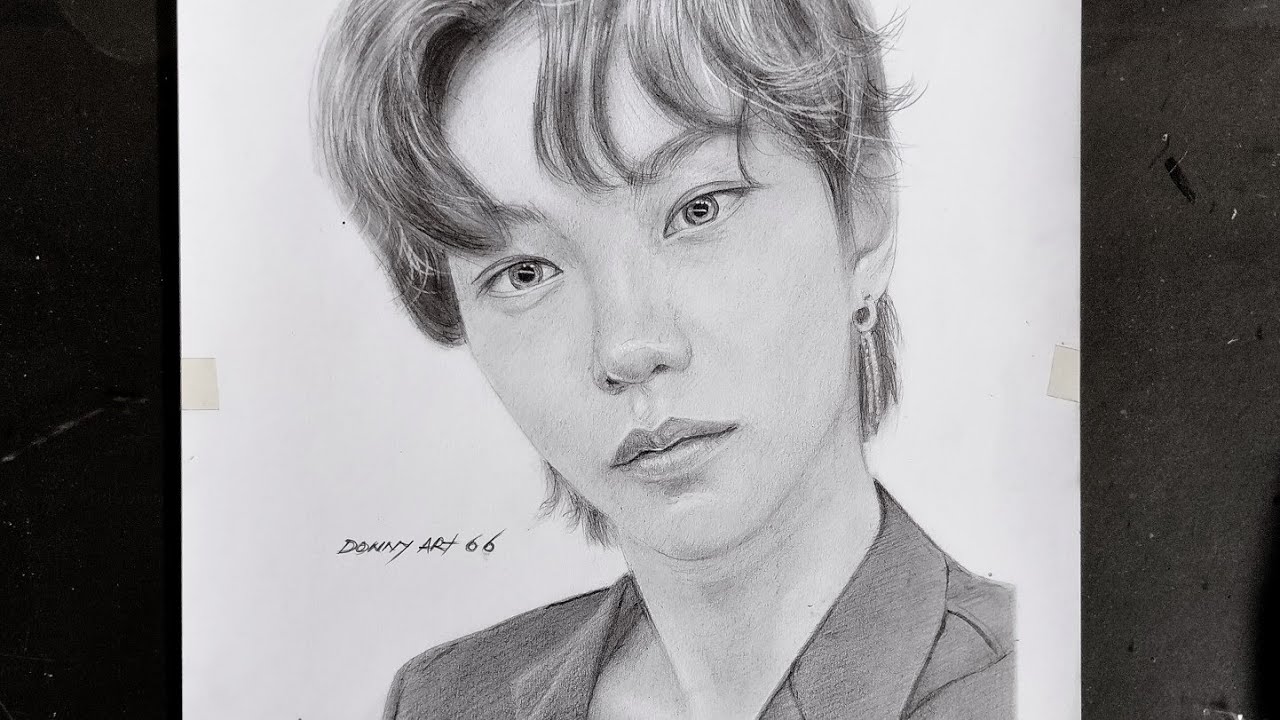 How to draw Stray Kids Felix from sketch to finish 