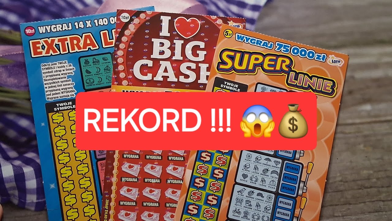 #976 Szczęście sprzyja w niedzielę 😁👍🍀😱💰 rekord w zdrapce ! 🎉🎉🎉