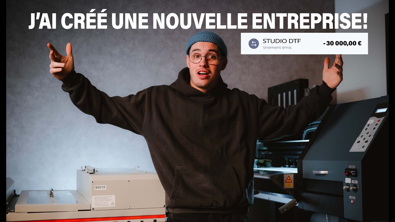 3 mois pour créer mon entreprise! Cette technique d'impression va vous changer la vie📈⏱️
