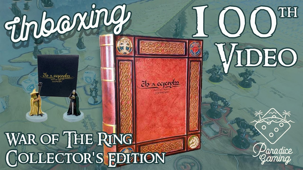 Unboxing Lord Of The Rings War of The Ring Collector's Edition | 100th Video Special