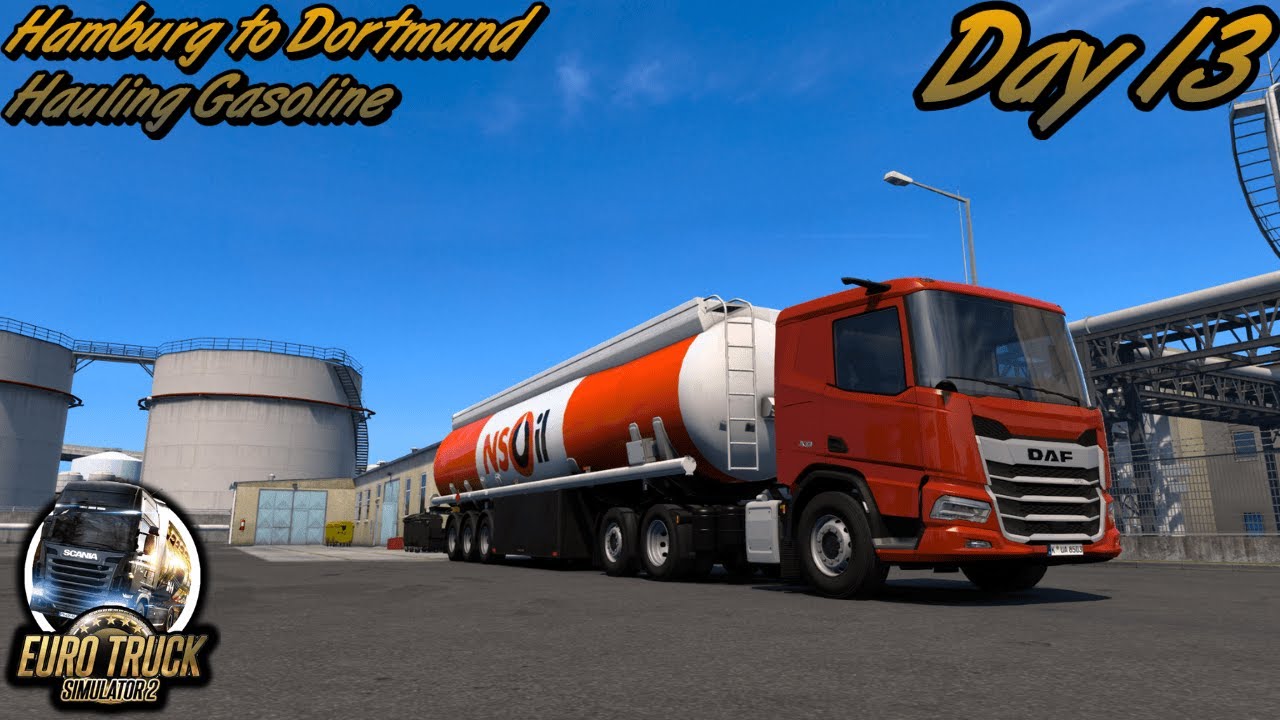Day 13 Working As A Truck Driver! Hamburg to Dortmund - Euro Truck Simulator 2