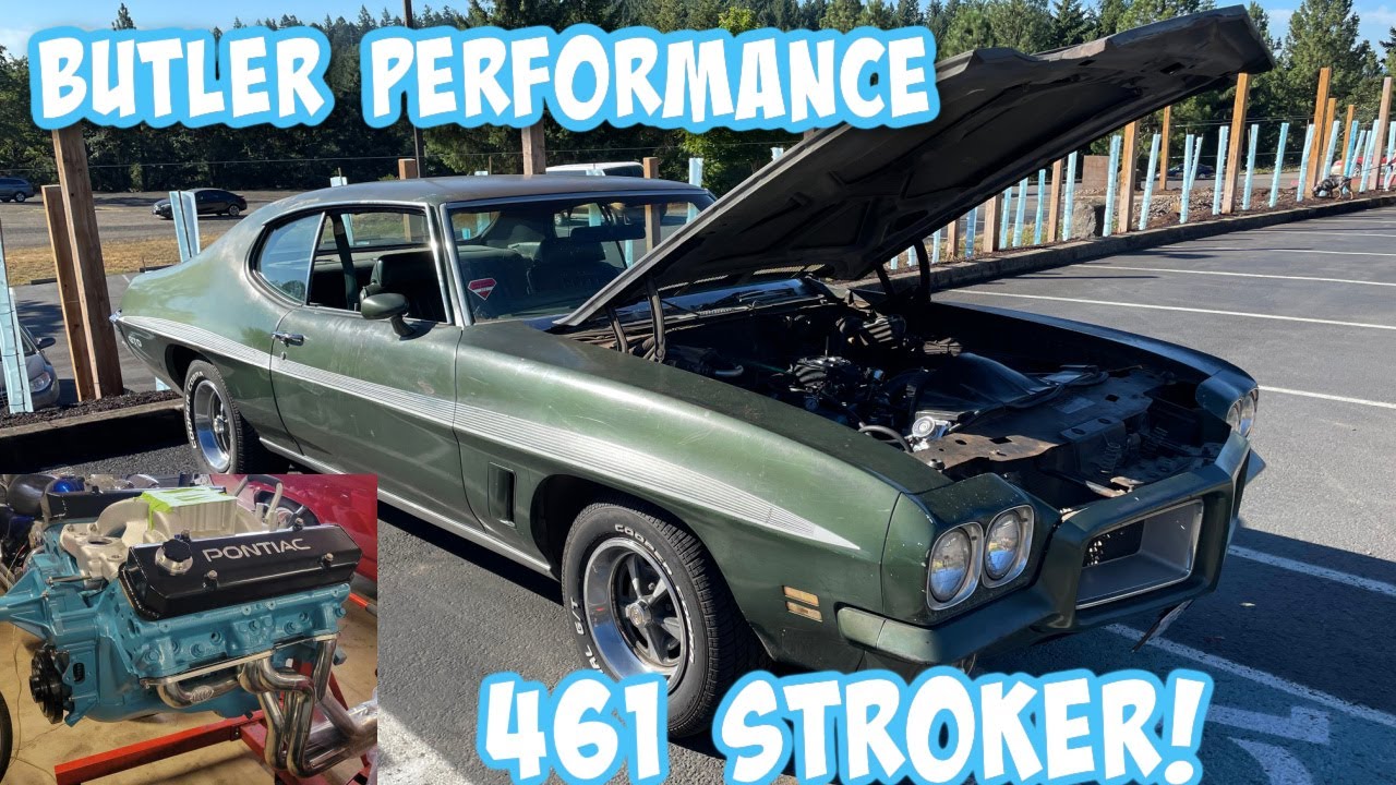 4 Speed '72 Pontiac GTO, @butlerperformancepontiac  461 Stroker Motor & Sniper EFI! First Ride!