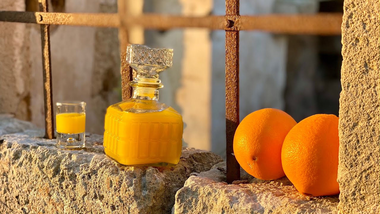 LIQUORE ALL'ARANCIA Fatto in casa in soli 5 giorni 🍊ARANCELLO Liquore al gusto di Arancia