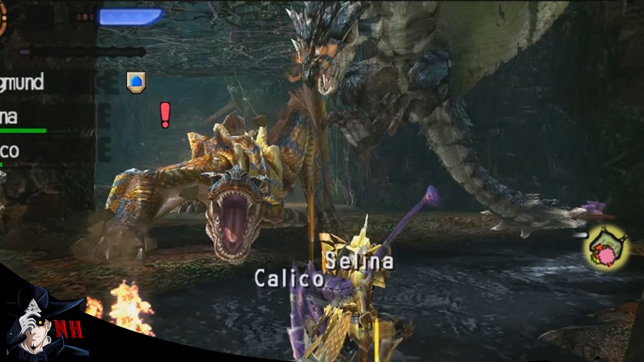 Monster Hunter 4 U - G-Rank Azure Rathalos + Tigrex Dual Monster Quest