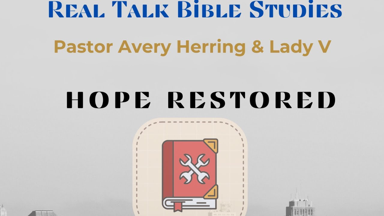Hope Restored Series Part 2: Confession Restored