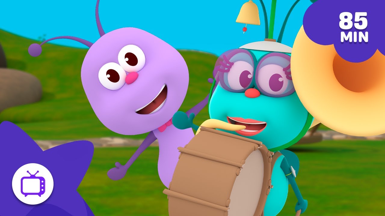 Las 40 Mejores Canciones de Bichikids 🦋 5, 6 y 7 | Canciones Infantiles (85min) | El Reino Infantil