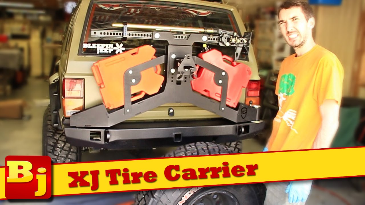 XJ Rear Tire Carrier Install - JcrOffroad