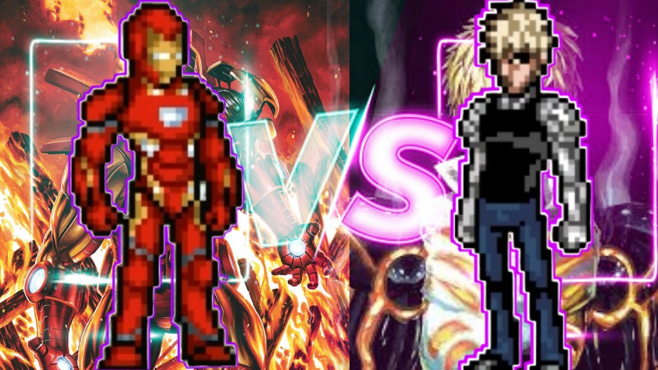 Iron Man VS Genos Jump Force Mugen v9 Death Battle